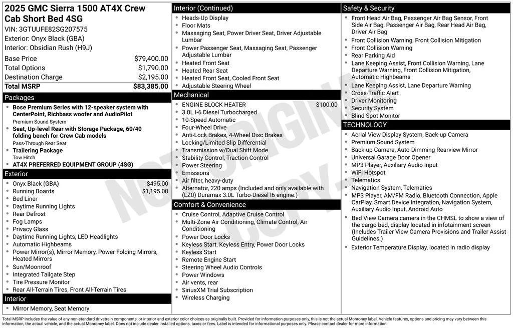 gmc sierra 1500 2025 3GTUUFE82SG207575 image gmc sierra 1500 2025 3GTUUFE82SG207575 image